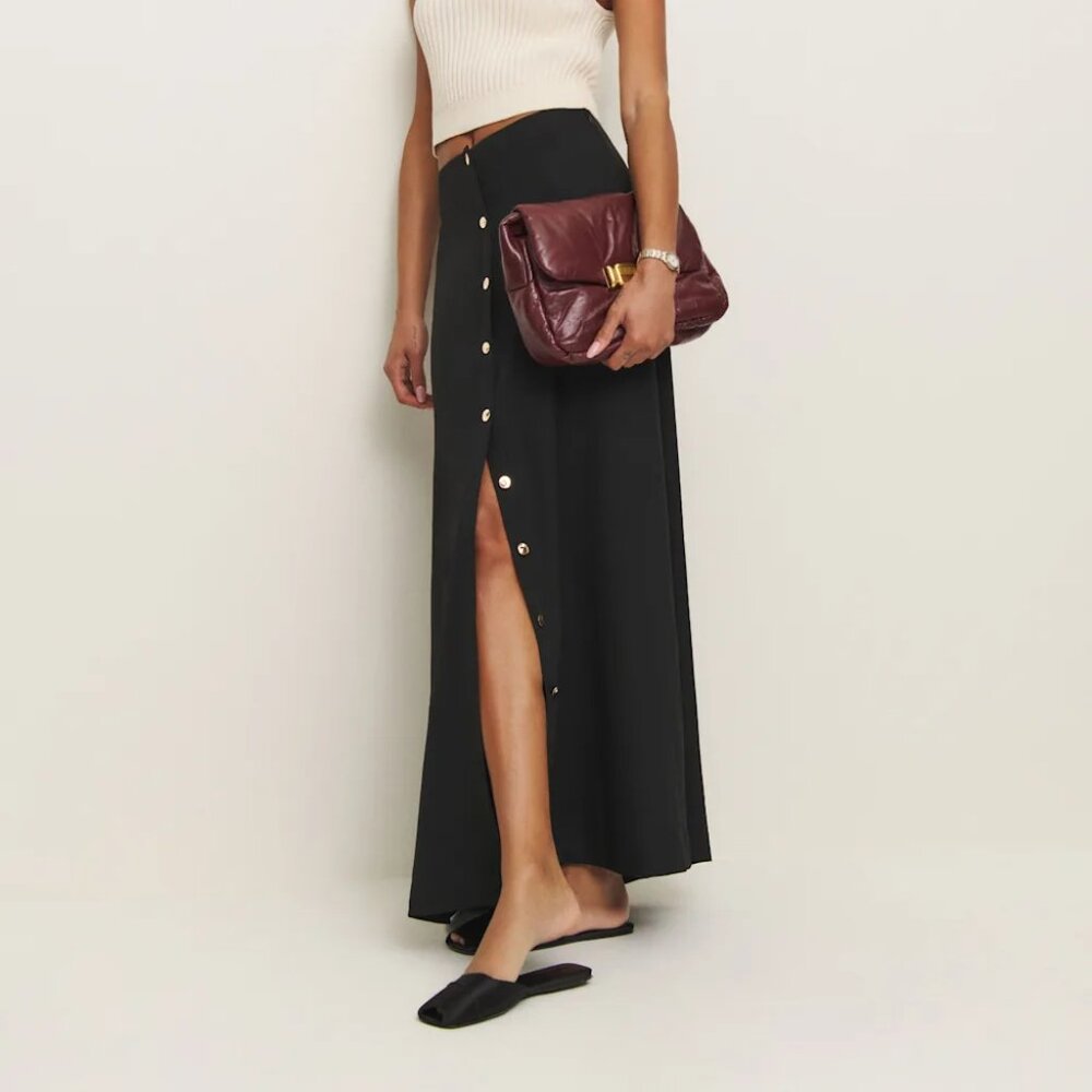 Petites Andi Low Waist Maxi Skirt